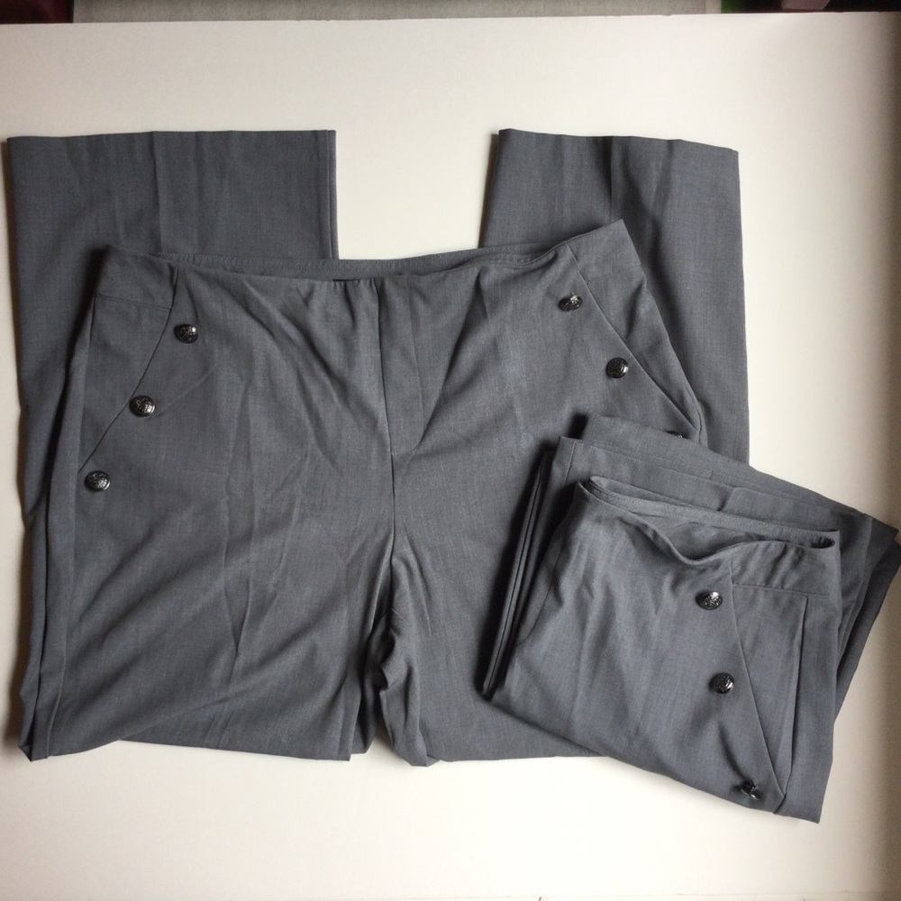 NWOT Roz & Ali sailor dress pants w/ slimming tummy